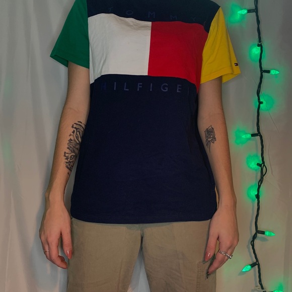 Tommy Hilfiger Colorblock Tee - Picture 1 of 2